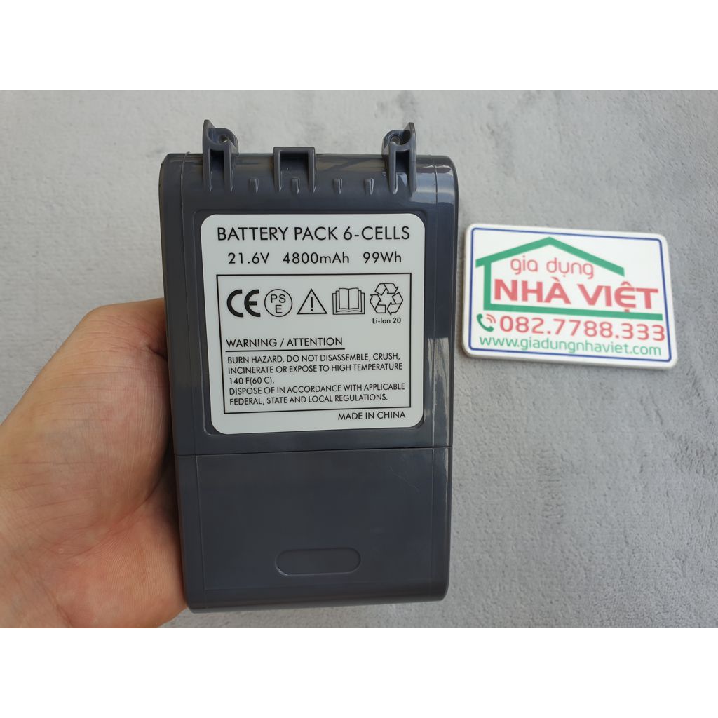 Pin máy hút bụi Dyson V8 SV10