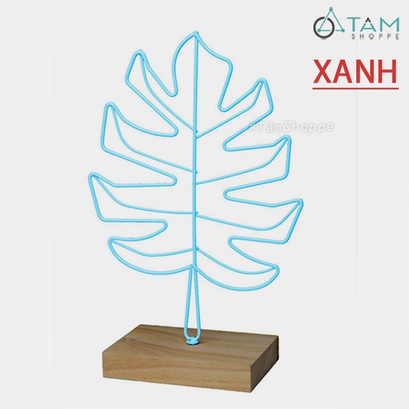 Khung sắt để bàn trang trí hình lá Monstera FE-KSĐB-01