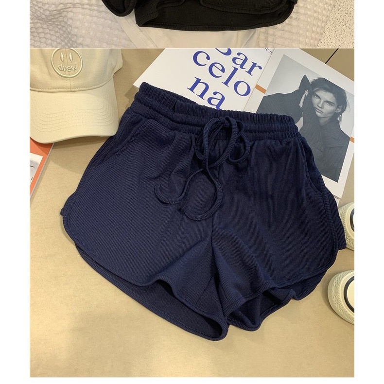 Quần Đùi Thể Thao Phong Cách Hàn Quốc Cho Nữ Dễ Phối Đồ