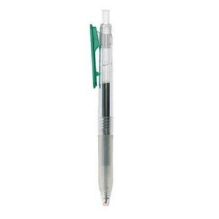 Bút gel Muji PC Cushion – Metal tip 0.5mm – Màu xanh lá (Green)