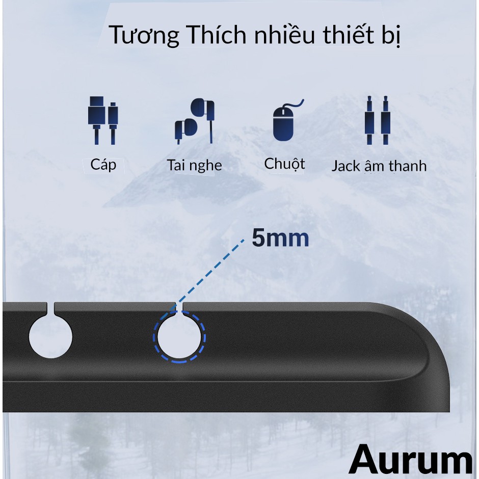 [Siêu hot ][Phụ kiện giữ dây cáp sạc] Giá Silicon mini cố định dây cáp sạc cho các thiết bị điện tử trên bàn làm việc