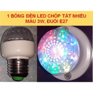 Bóng đèn chanh led 5W đui E27 ánh sáng đổi màu tự động