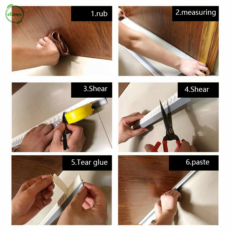 Miếng Silicon Dán Cửa Chống Bụi Cách Âm