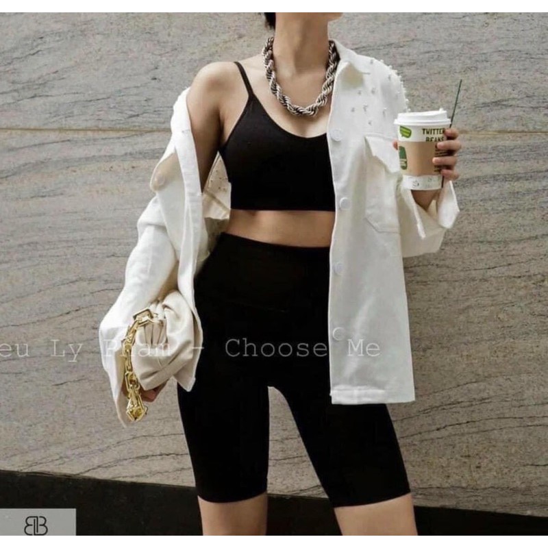 [SẴN] Quần legging đùi thái siêu co dãn | BigBuy360 - bigbuy360.vn