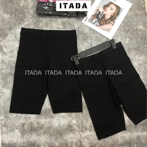 Quần Legging Lửng Nữ ITADA Cạp Chun Cao Cấp, Quần Legging Thun Ngố Co Giãn Tốt Dáng Ôm - QVL44