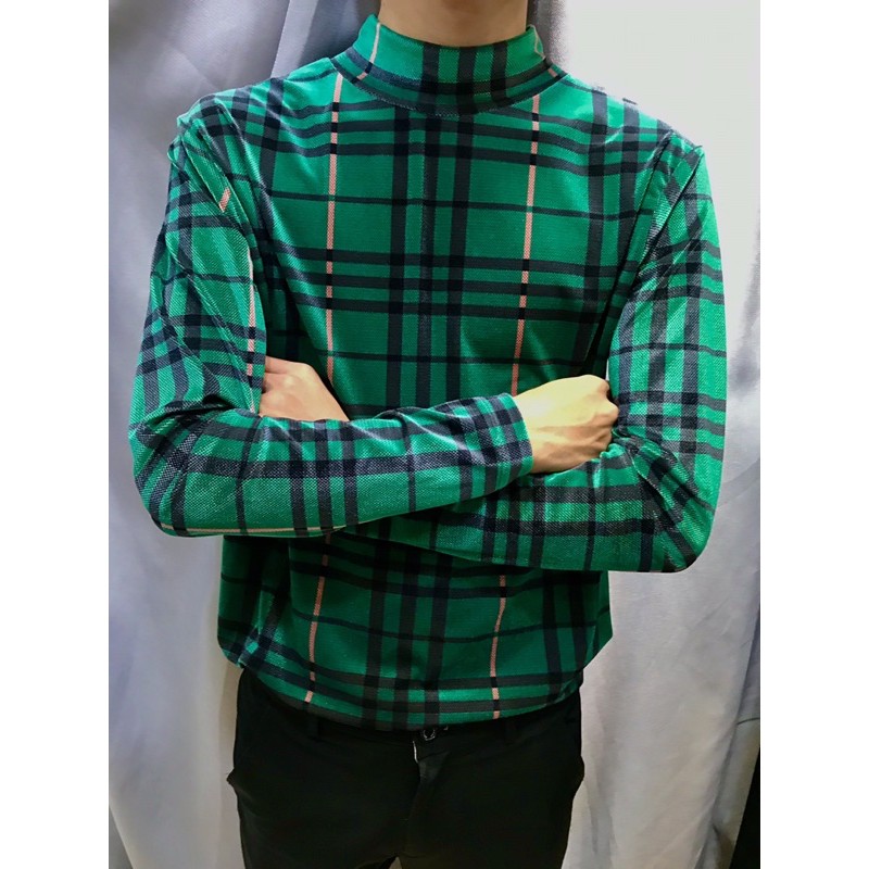 Áo thun nam cổ trụ Style thu đông