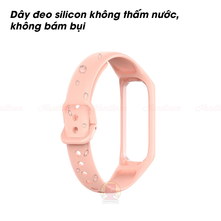 Dây đeo silicon thay thế cho đồng hồ vòng đeo tay thông minh Samsung Galaxy Fit 2 Fit2 SM-R220 cao su