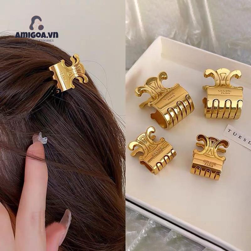✨✨Kẹp Tóc Chữ C Đôi Hình Cá Mập Mini Phong Cách Mới Thời Trang Cao Cấp kẹp tóc càng cua