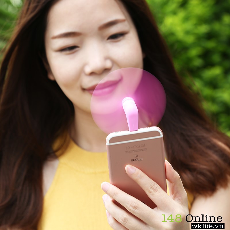 Quạt Remax F10 Mini cho iPhone | Nhỏ Gọn Tiện Lợi | Chính Hãng | BigBuy360 - bigbuy360.vn