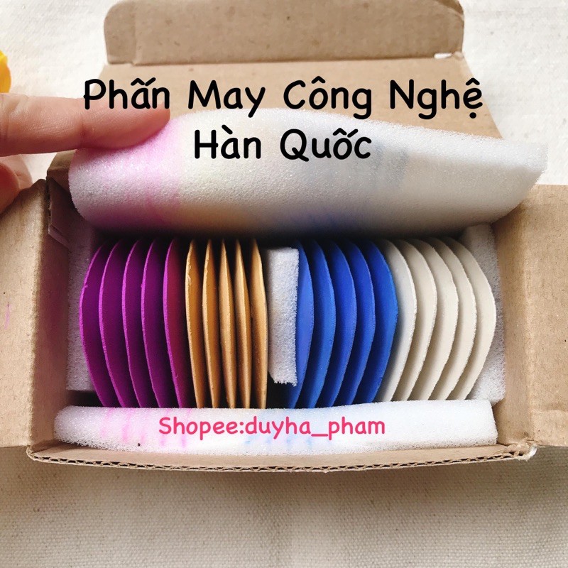 [LOẠI TỐT] 20 VIÊN PHẤN MAY CÔNG NGHỆ HÀN QUỐC