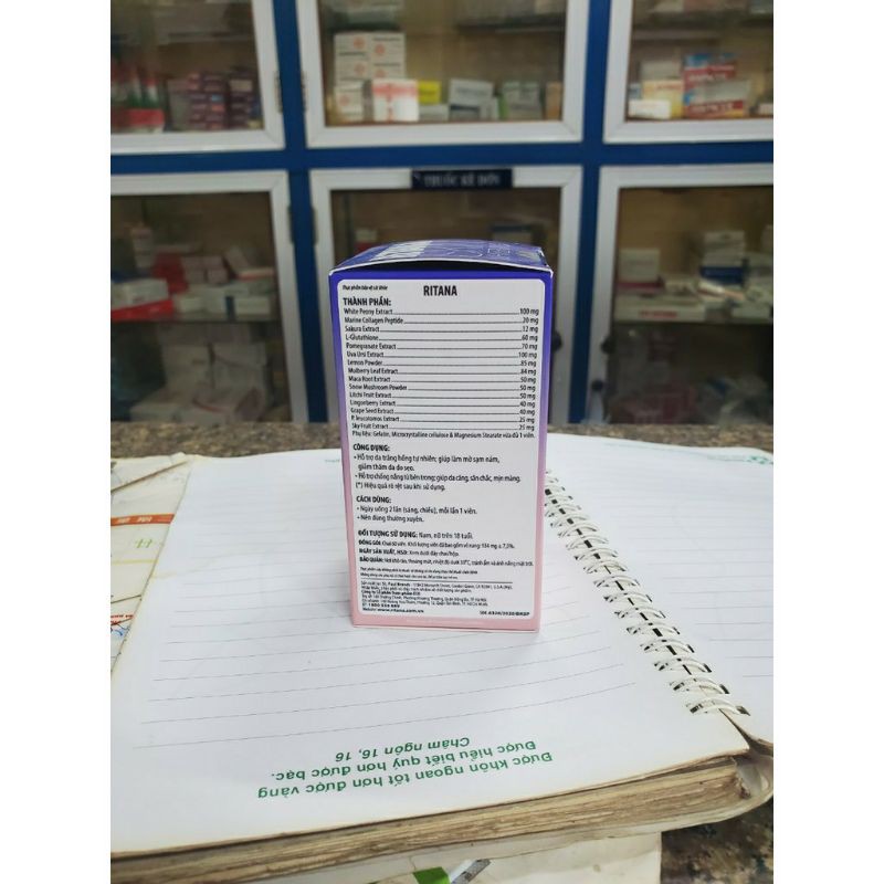 ✅ RiTANA VIÊN UỐNG TRẮNG DA