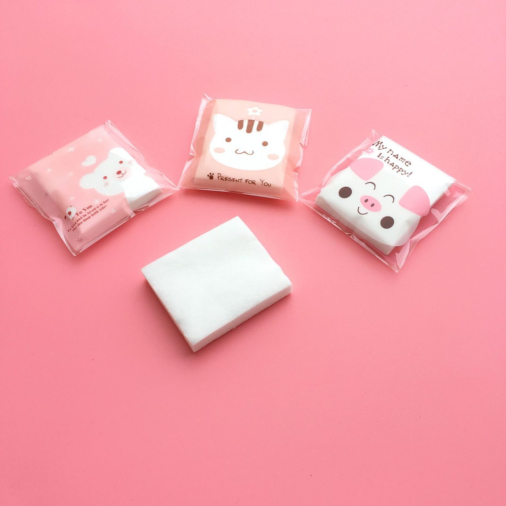 [Gói 25 miếng] Bông Tẩy Trang Mini Bỏ Túi Du Lịch - Bông tẩy Trang Hoạt Hình Tiện Lợi 🍉Duashop🍉 | BigBuy360 - bigbuy360.vn