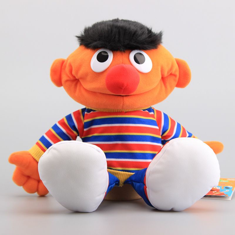 【In Stock】Sesame Street Hand Puppet Plush Toys Elmo Cookie Monster Ernie Stuffed Dolls Toy