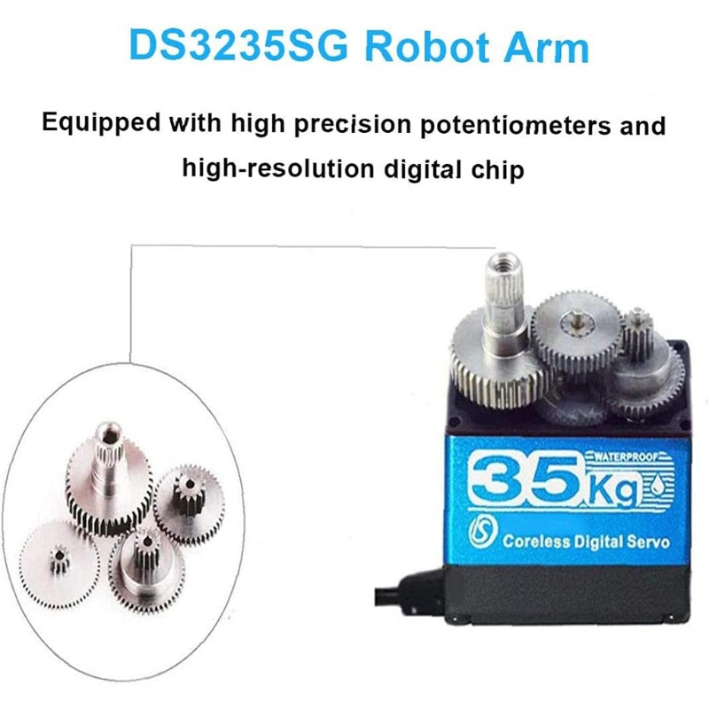 Động Cơ Servo Kỹ Thuật Số Không Lõi 270 Độ Cho Robot Diy