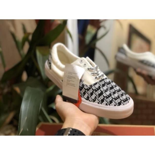 ẢNH THẬT - GIÀY VANS FOG FEAR OF GOD LÓT GÓT DA TRẮNG NAM NỮ ( full box + freeship ) Siêu Đẹp Cao Cấp [ SL  ib ] 👟 :)) ,