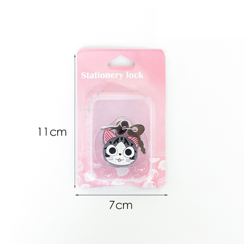 Ổ khóa mini hình thú cute dùng cho vali cặp sách