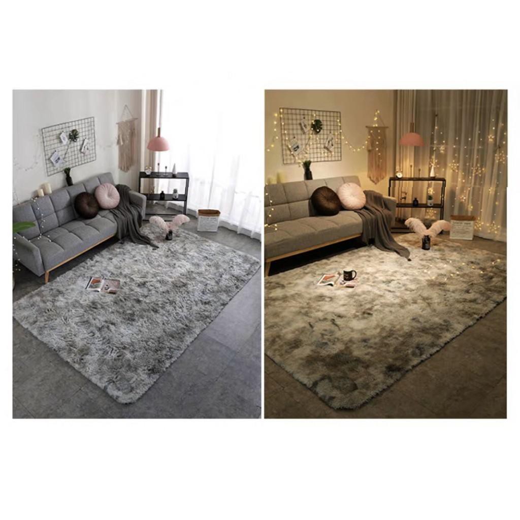 Thảm lông giá rẻ kích  thước 1m2*1m6