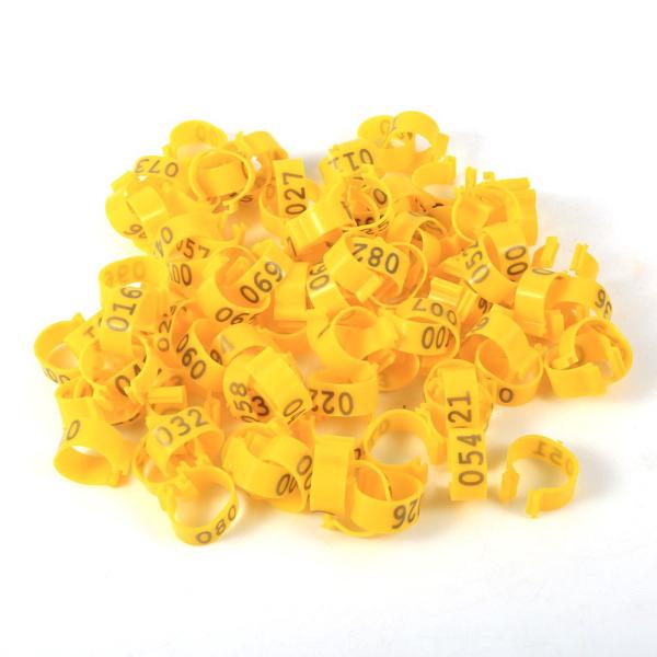 Set 100 Vòng Nhẫn Đeo Chân Cho Gà
