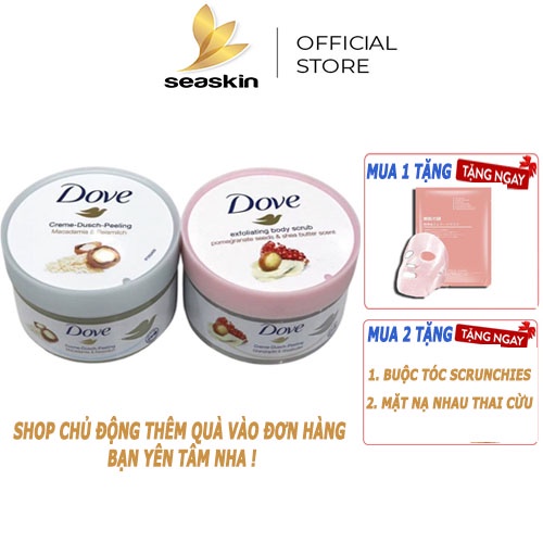 Tẩy Da Chết Toàn Thân Dove Creme Dusch Peeling