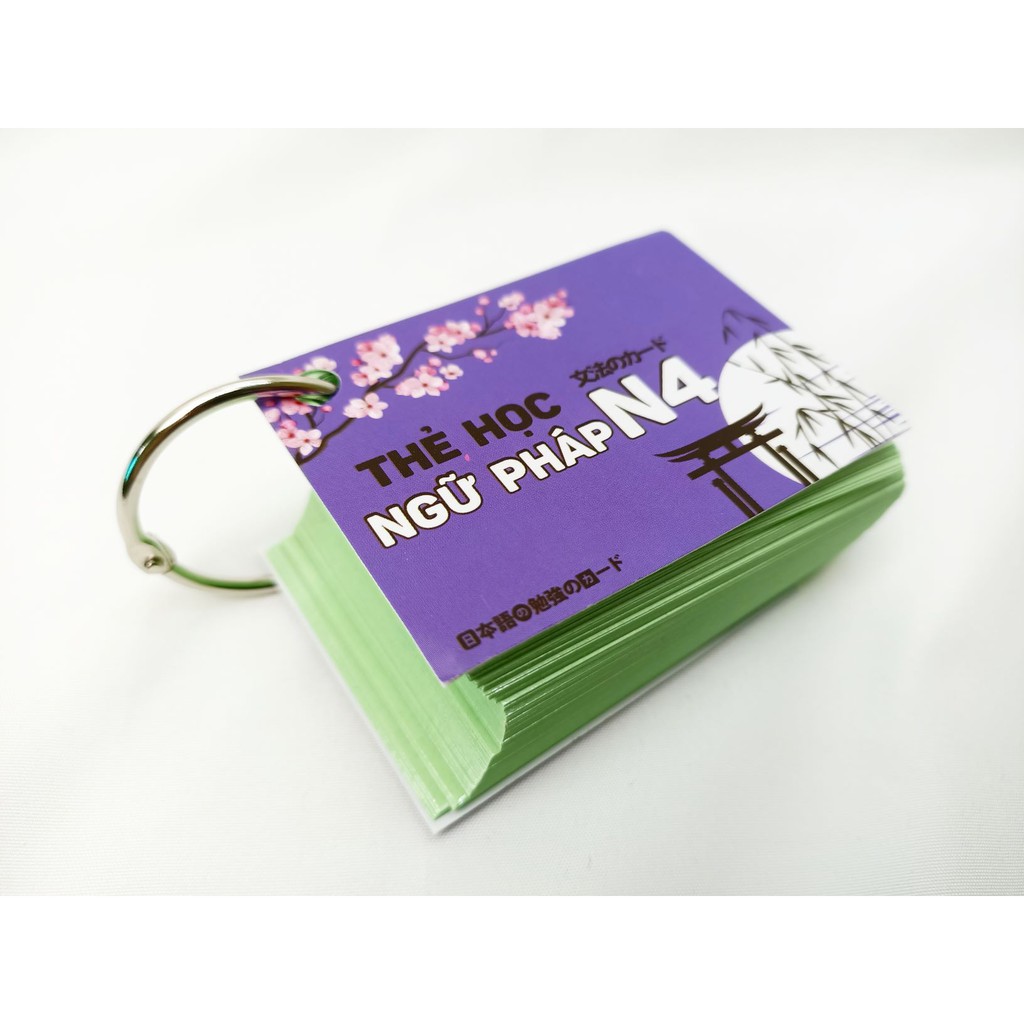 Flashcard Ngữ pháp N5-N4 - thẻ học tiếng Nhật