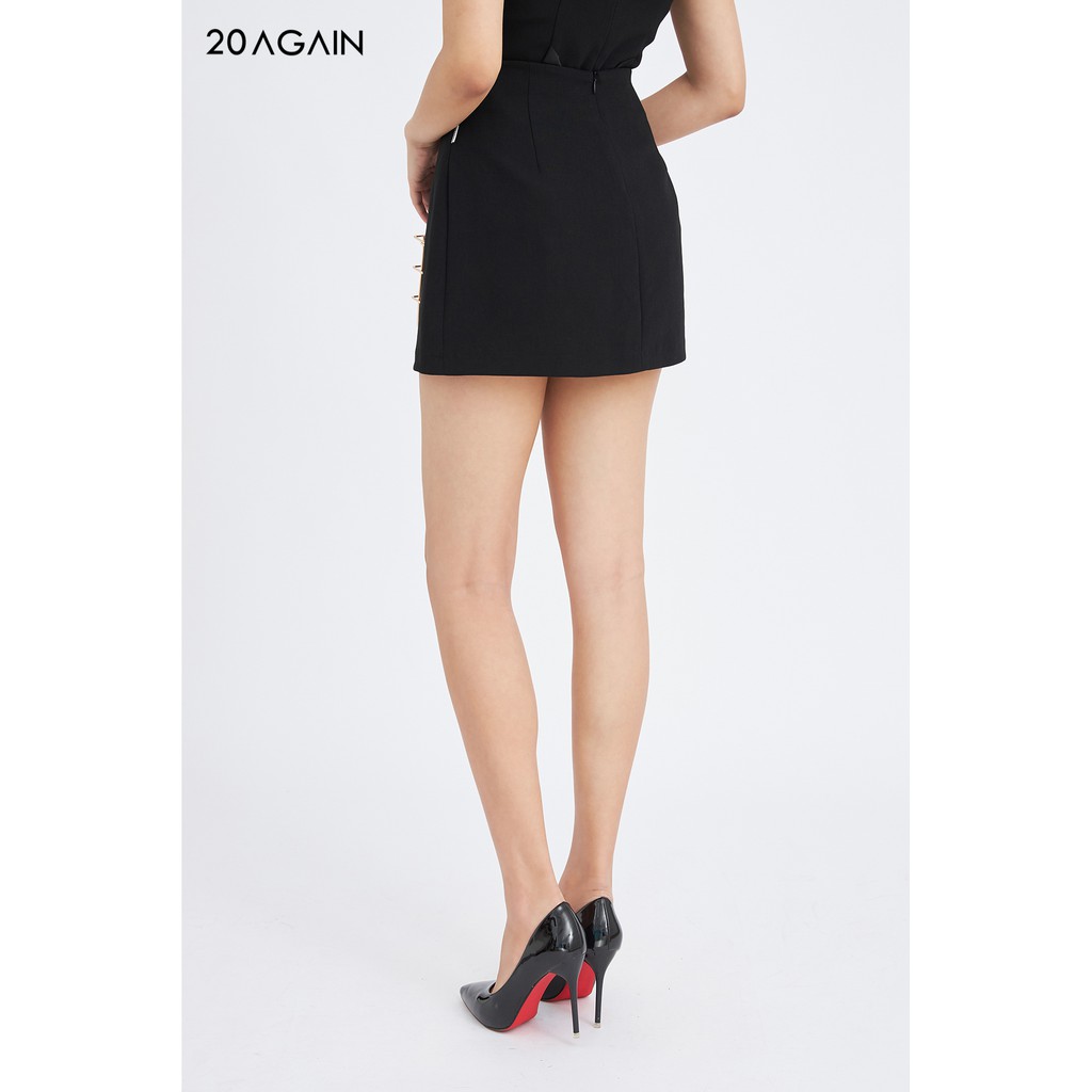 Chân váy A ngắn cạp liền chiết ly - 20 Again - JAA1094 | BigBuy360 - bigbuy360.vn
