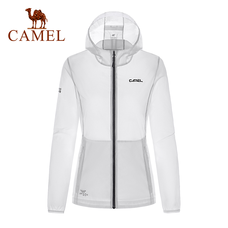 Áo Khoác CAMEL A0S1Y5111 Có Mũ Trùm Đầu Bảo Vệ Chống Nắng Không Thấm Nước Dành Cho Nữ