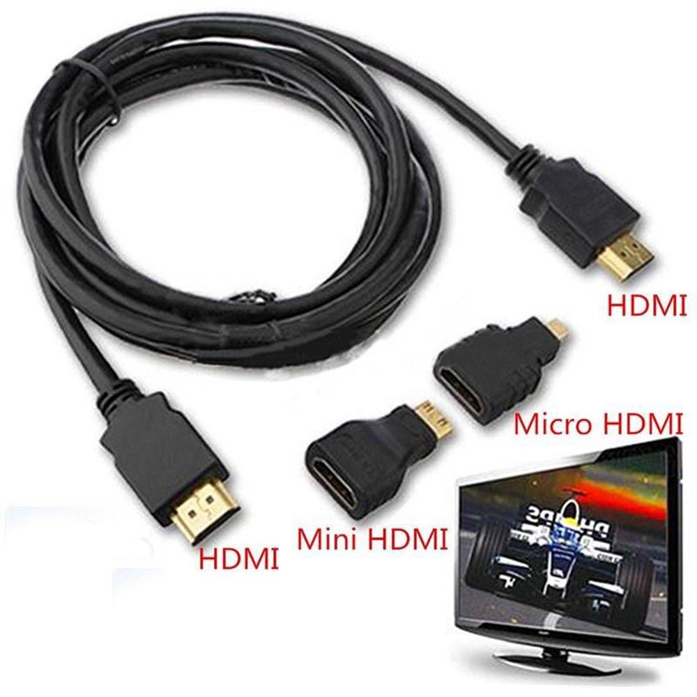 Cáp chuyển đổi HDMI 1080p sang Mini/Micro HDMI V1.4 dài 1.5m