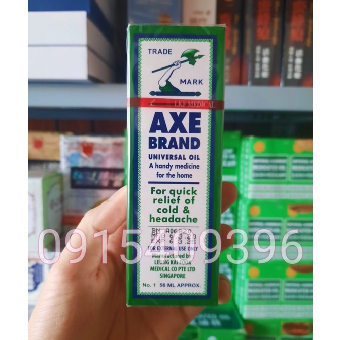 [chính hãng] DẦU GIÓ CÂY BÚA TRẮNG AXE BRAND UNIVERSAL OIL SINGAPORE