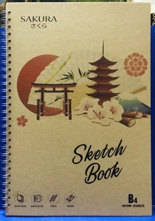 SỔ SKETCH BOOK SAKURA CỠ B4(A3 thiếu)