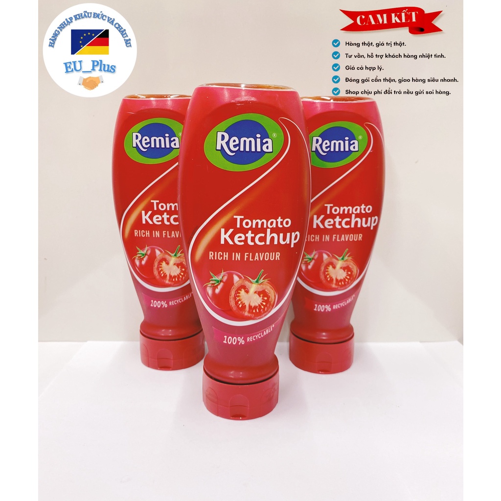 Sốt Cà Chua/ Tương cà chua Remia Tomato Ketchup 500ml/Chai - Hà Lan