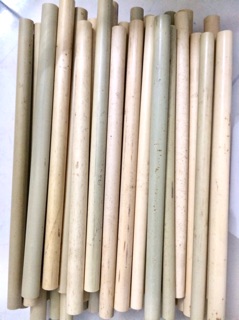 Set 10 ống hút tre