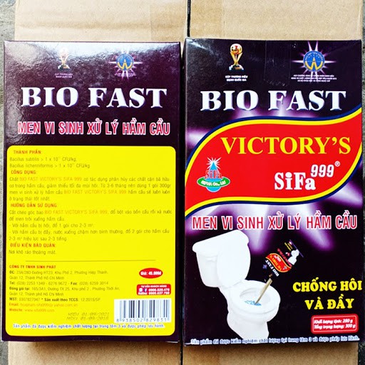 Men vi sinh xử lý hầm cầu Bio Fast