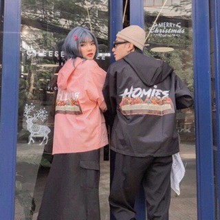 FREESHIP_ÁO KHOÁC DÙ M740 (Homies - Kèm Ảnh Thật - Có Form Rộng XL)