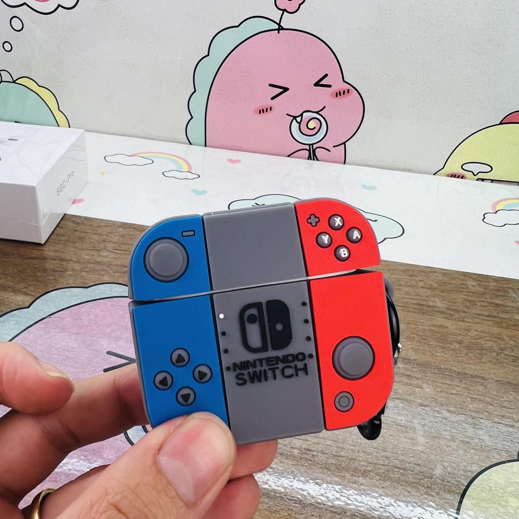 Case airpods 3 Vỏ Bọc  Hình Thú Đựng Hộp Sạc Tai Nghe Bằng Silicon Dẻo Đẹp mã MÁY CHƠI GAME A3