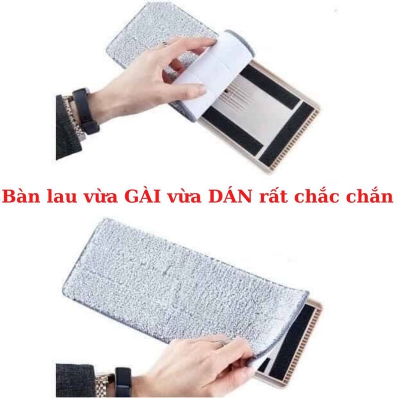 Bông lau nhà thay thế hình chữ nhật cho cây lau tự vắt