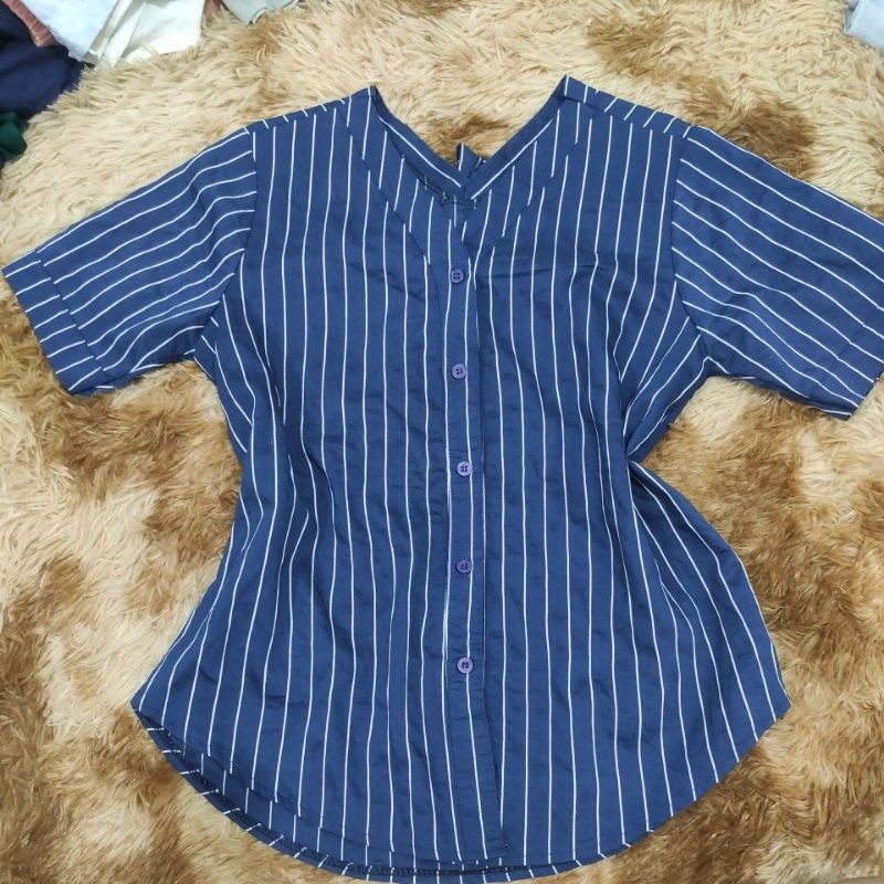Áo sơ mi kiểu bóng chày pass