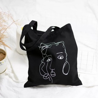 Túi tote mặt người ulzzang
