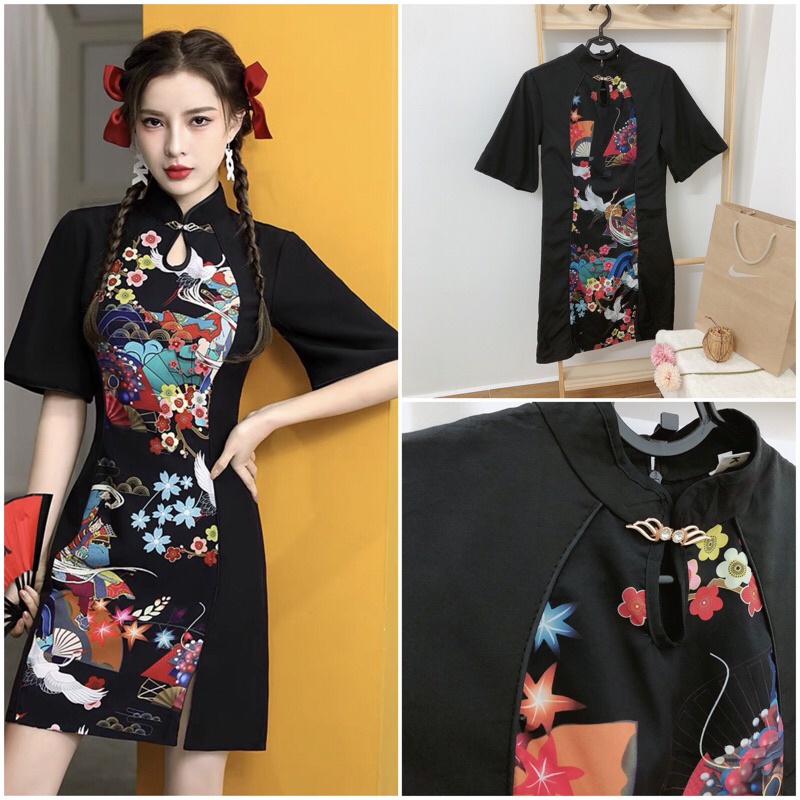 Sườn xám Thượng Hải size SM