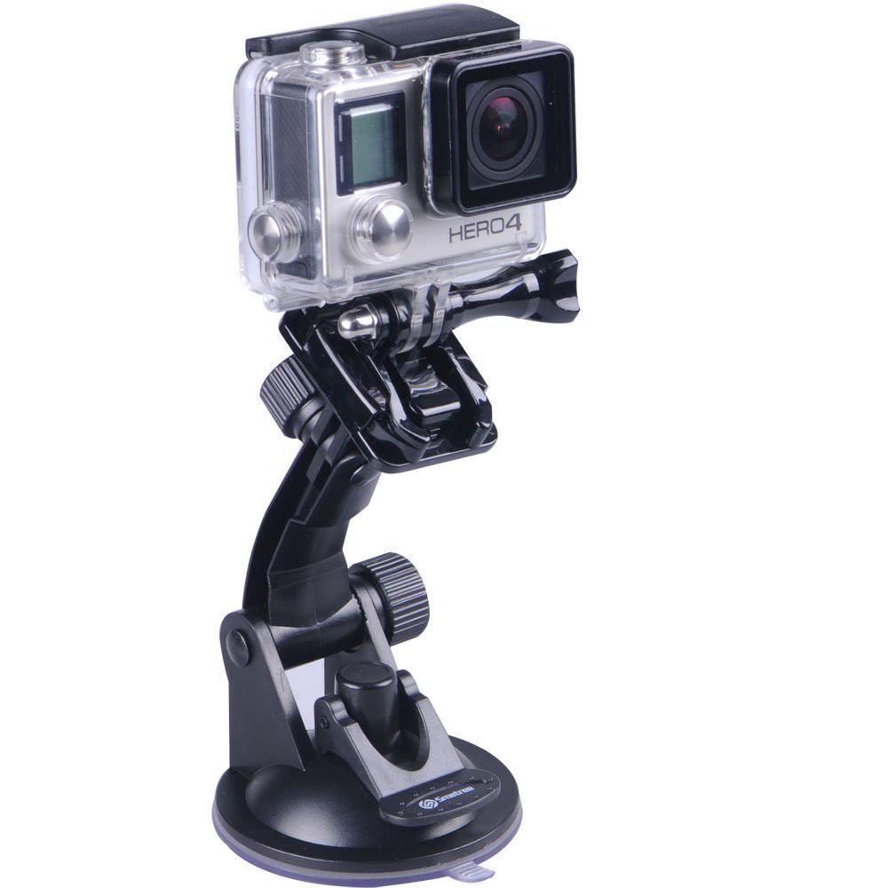 XIAOMI DJI Giá Đỡ Hút Chân Không Gắn Kính Chắn Gió Xe Hơi Cho Gopro Hero 9 8 7 6 5 4 3 + Sj4000