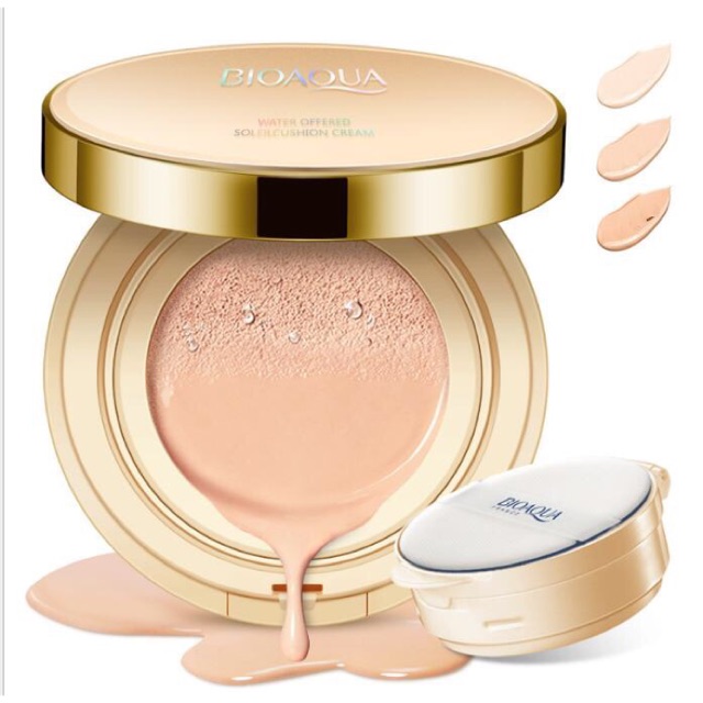 Phấn Nước Bioaqua BB Cream Air Cushion vỏ vàng sang chảnh | BigBuy360 - bigbuy360.vn