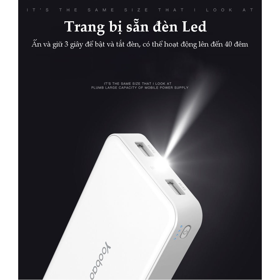 [Mã 155ELSALE giảm 7% đơn 300K] ✪ CHÍNH HÃNG ✪ Sạc dự phòng Yoobao S8Plus 20000mAh *TẶNG TÚI ĐỰNG PIN*