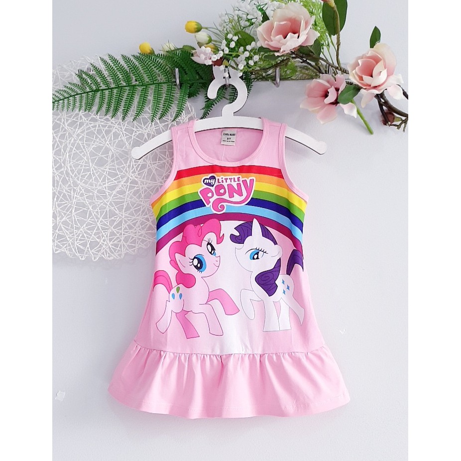 ĐẦM THUN ĐUÔI CÁ PONY BÉ GÁI CỰC IU CHO BÉ 12-40KG