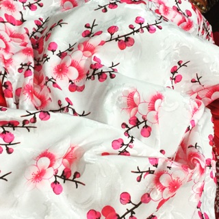 Vải gấm đào 245k