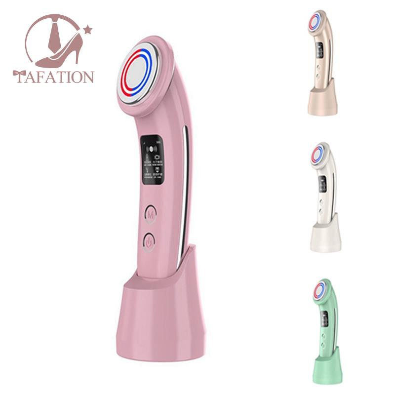 Mesotherapy Electroporation Rf Lifting Beauty LED Photon Face Skin Rejuvenation Remover Wrinkle Frequency Green