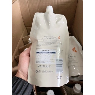 Hấp Ủ Tóc Mairlan Collagen siêu mượt phục hồi tóc