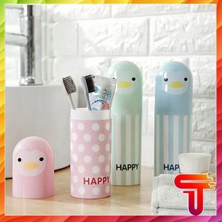Hộp đựng bàn chải đánh răng khi đi du lịch thiết kế phong cách hoạt hình tiện dụng