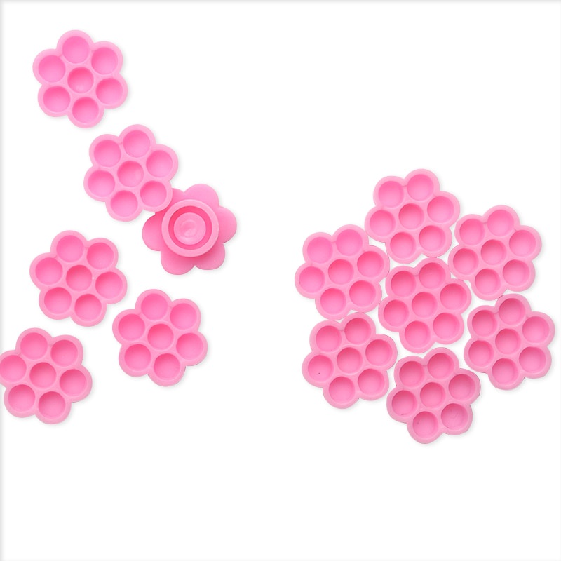 【hoan nghênh】Set 100 Cốc Đựng Keo Nối Mi Giả Tiện Dụng