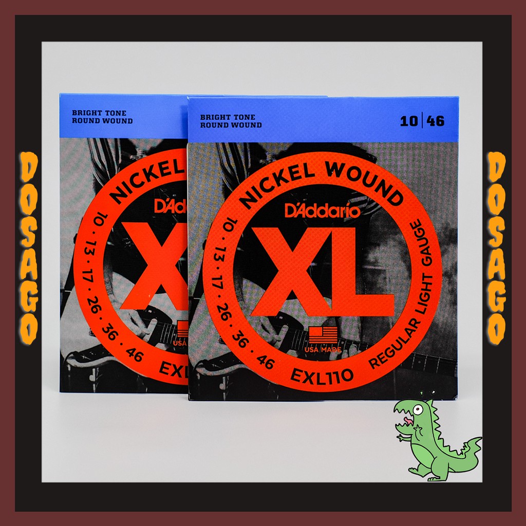 Dây Đàn Guitar Điện D'Addario EXL110 - Size 10