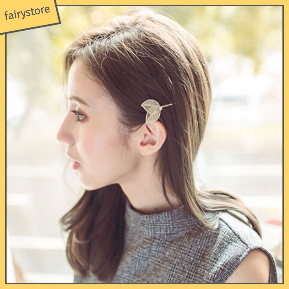 Kẹp tóc hình chiếc lá thanh lịch cho nữ