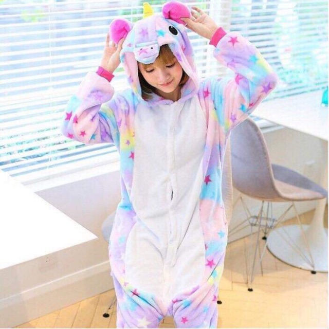 Bộ đồ thú kì lân galaxy, bộ đồ ngủ unicorn galaxy